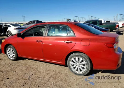 2012 Toyota Corolla Base z USA, uszkodzony, nr VIN 5YFBU4EE8CP065813